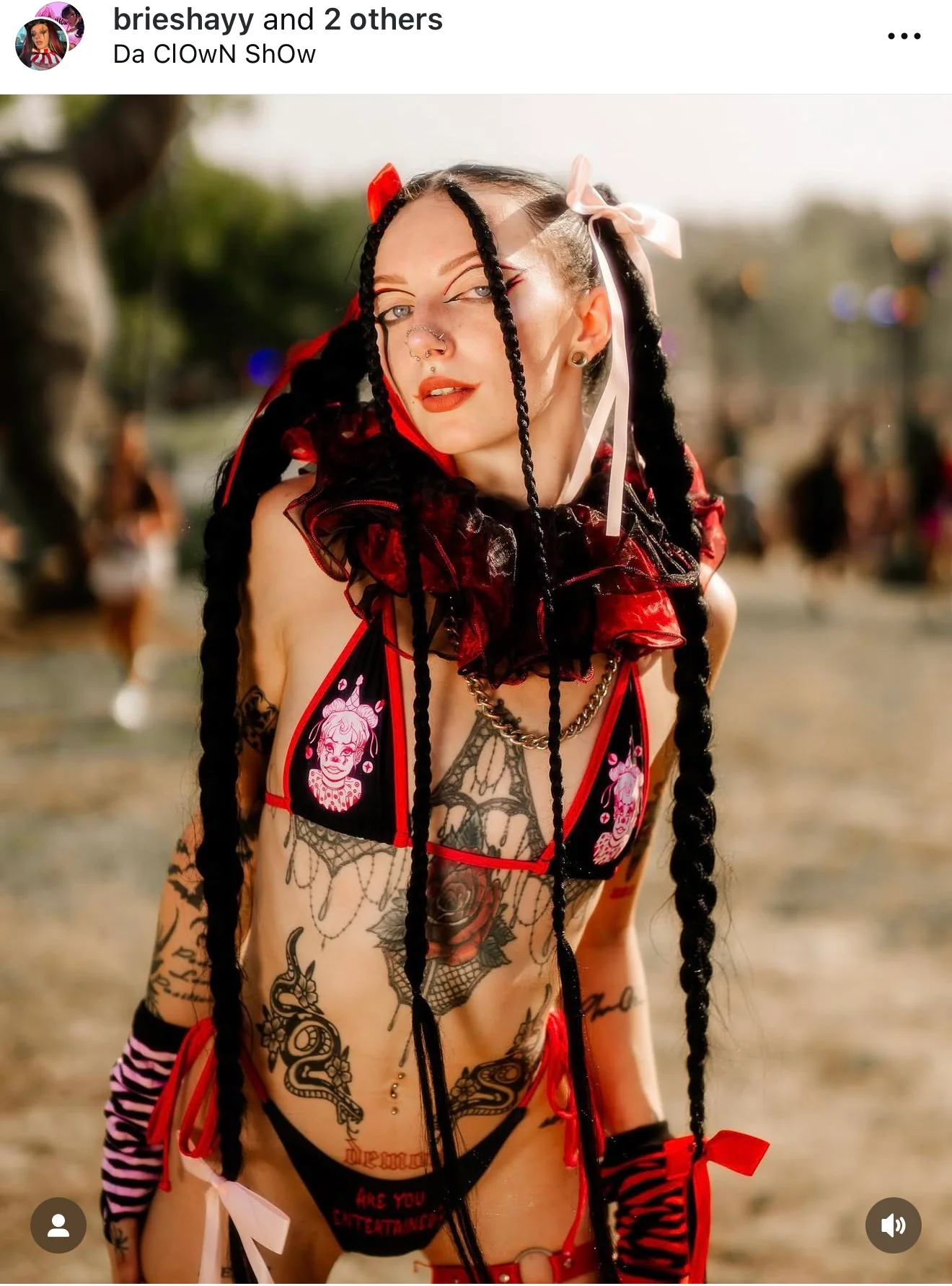 Are You Entertained? Sad Clown bikini - Image 13