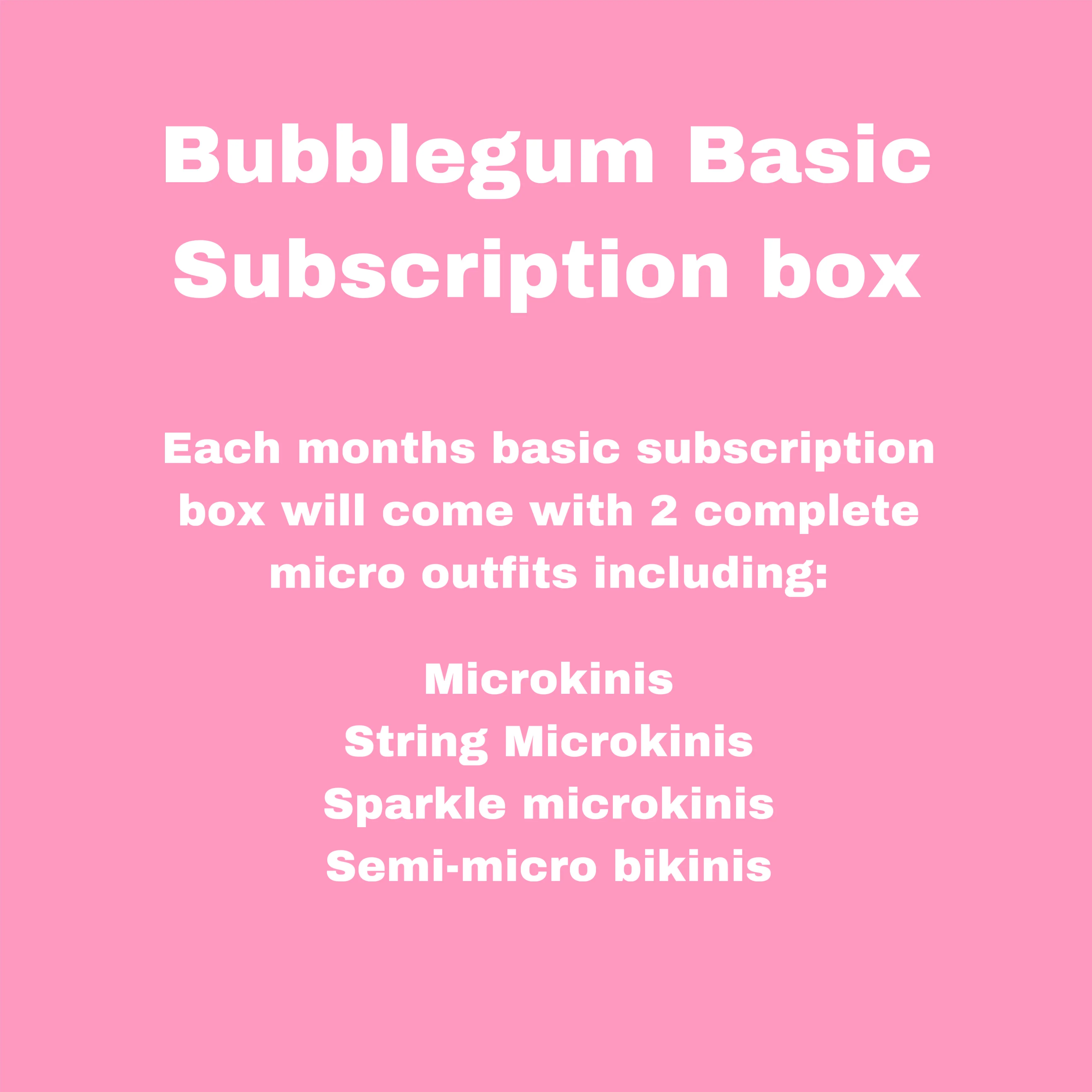 bubblegum basic subscription box - Image 2