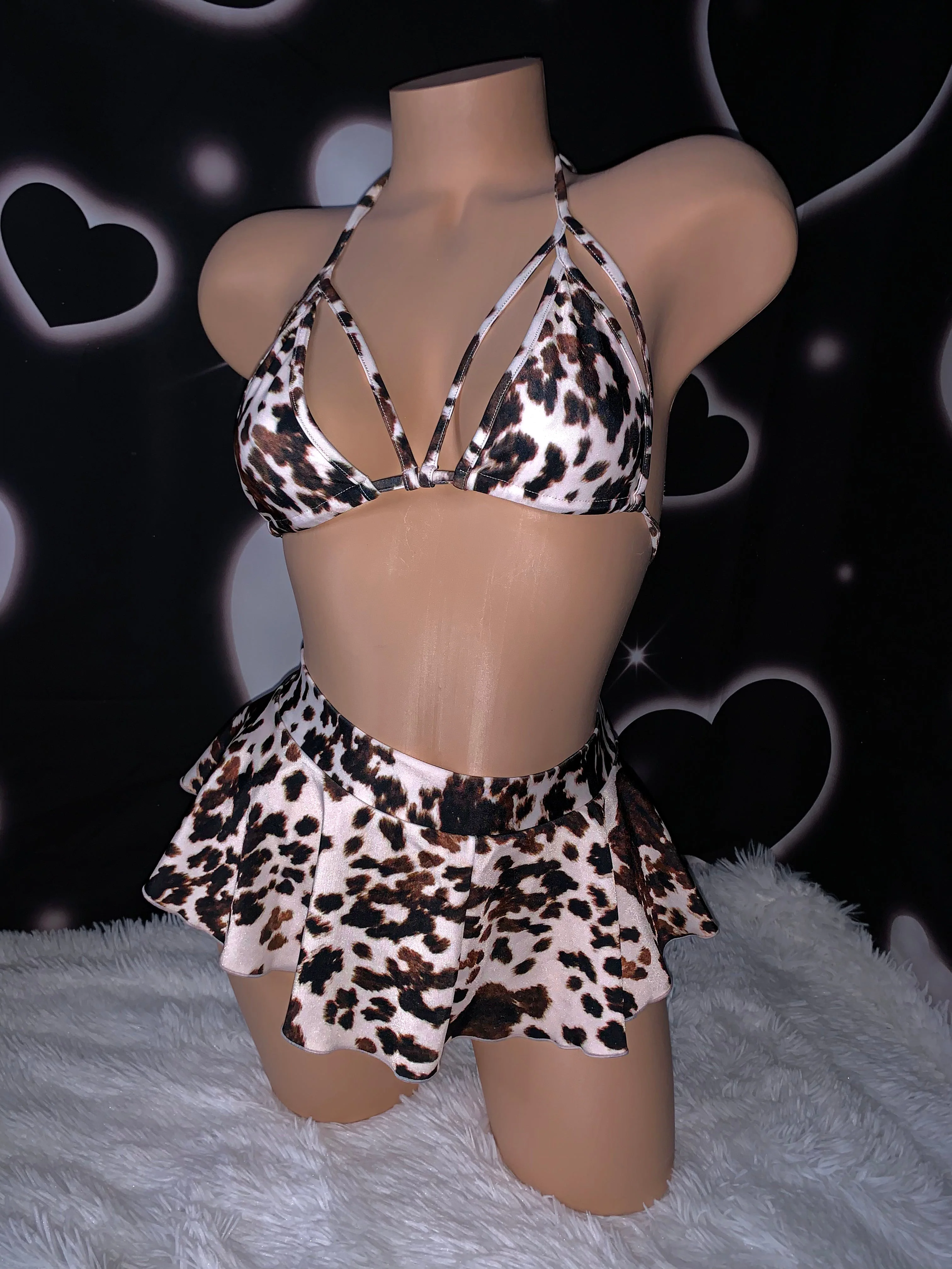 Cowhide skirt set - Image 6