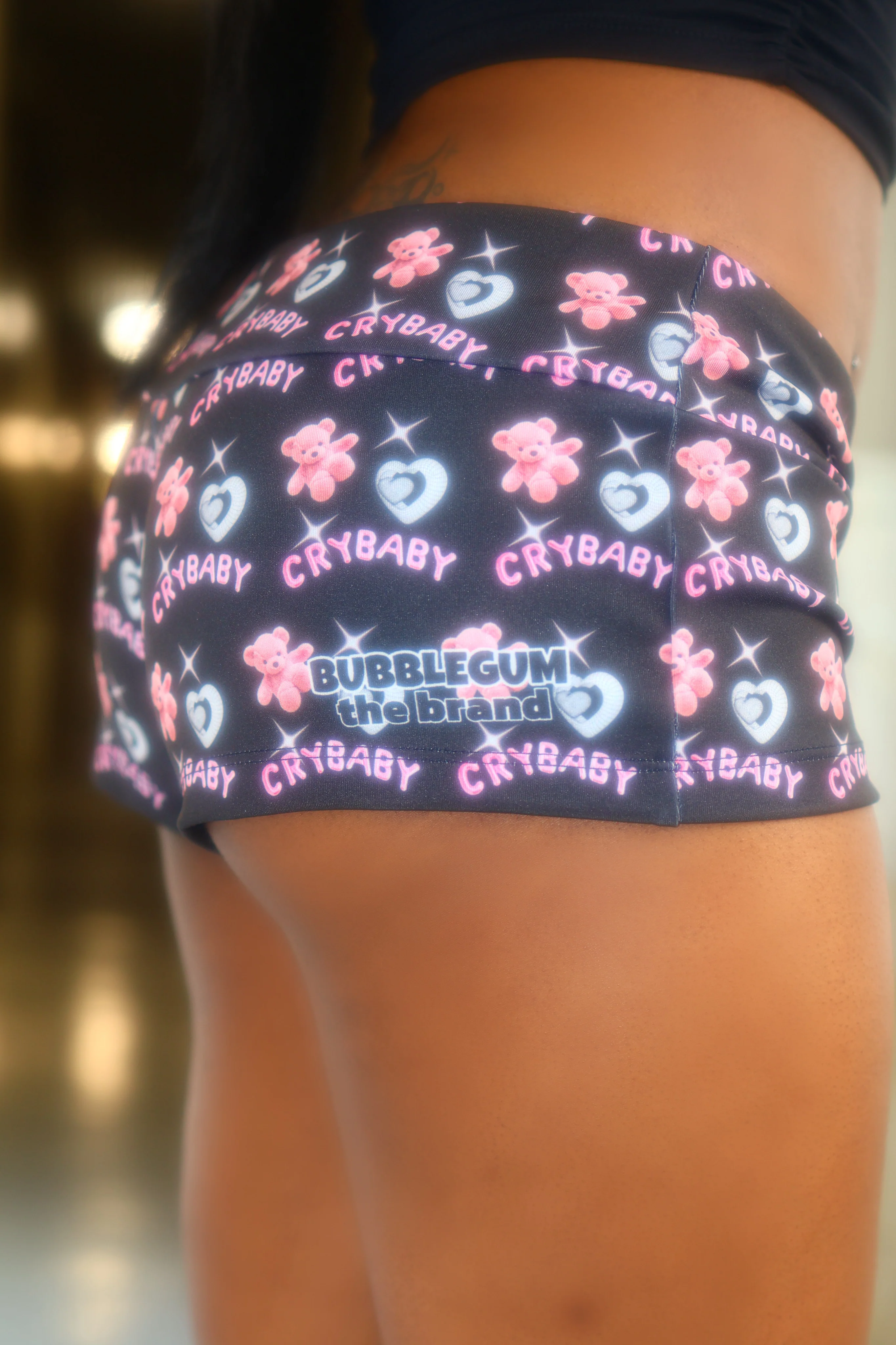 Crybaby micro shorts hotpants streetwear - Image 3
