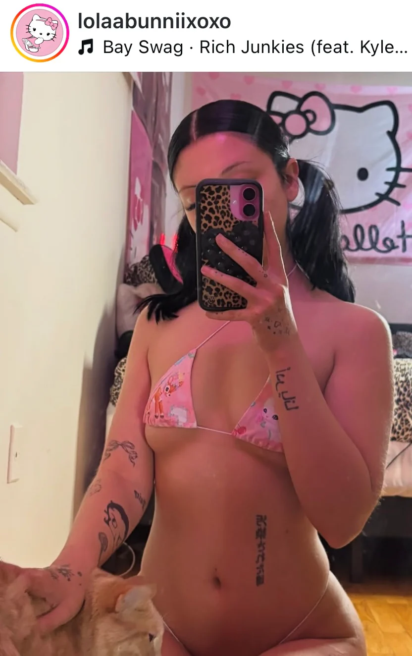 Lil bow peep string microkini - Image 5