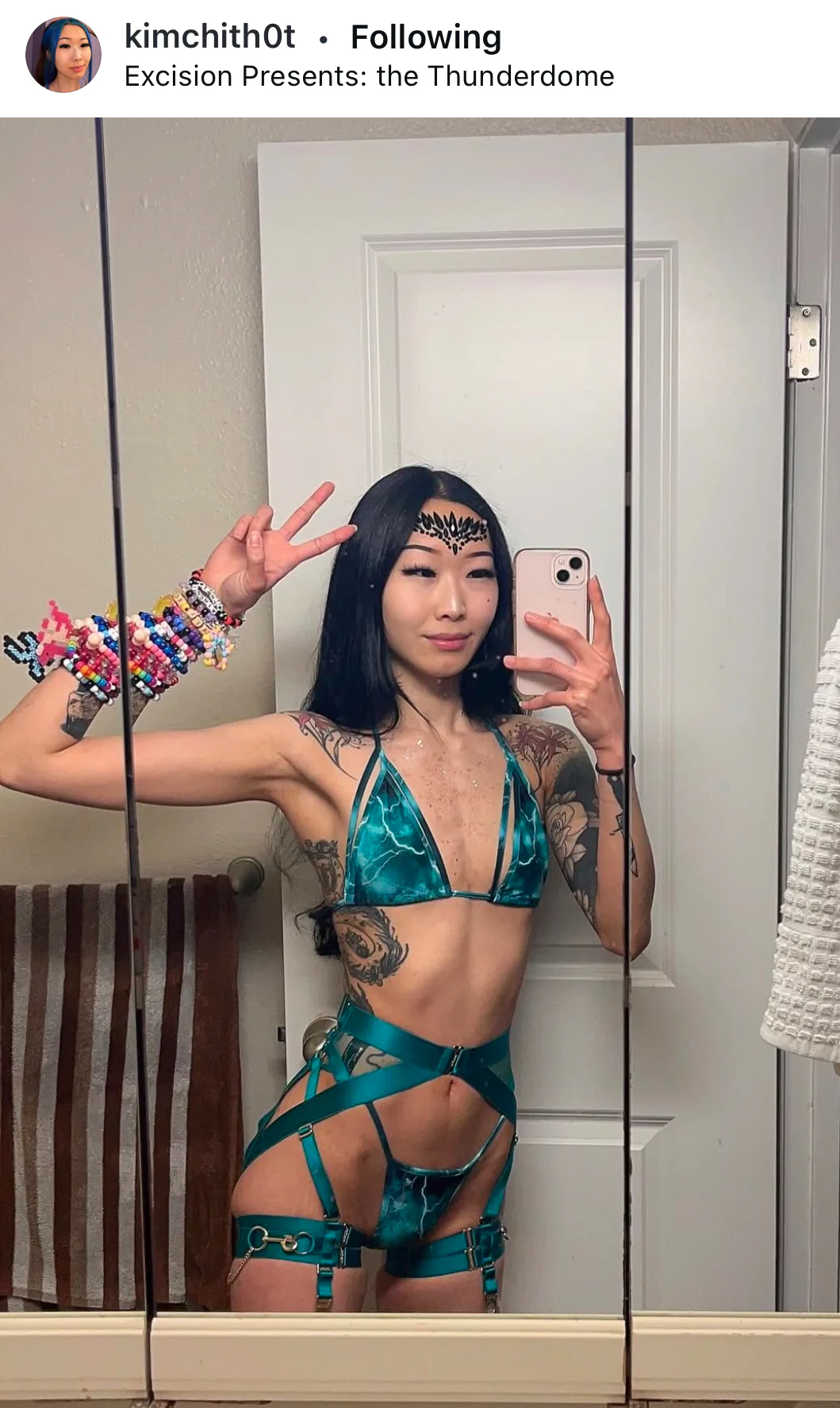 Emerald Dusk Skirt Sleeve bikini Set - Image 8