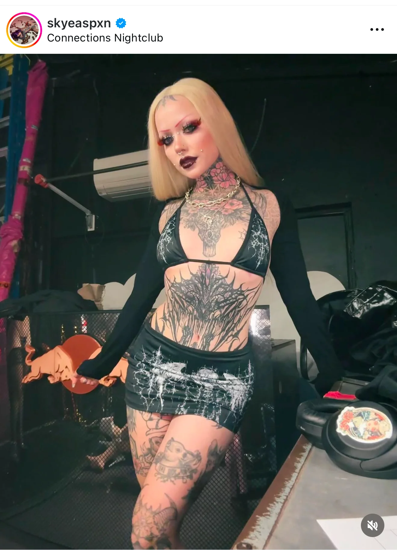 Cyber sigilism miniskirt set - Image 18