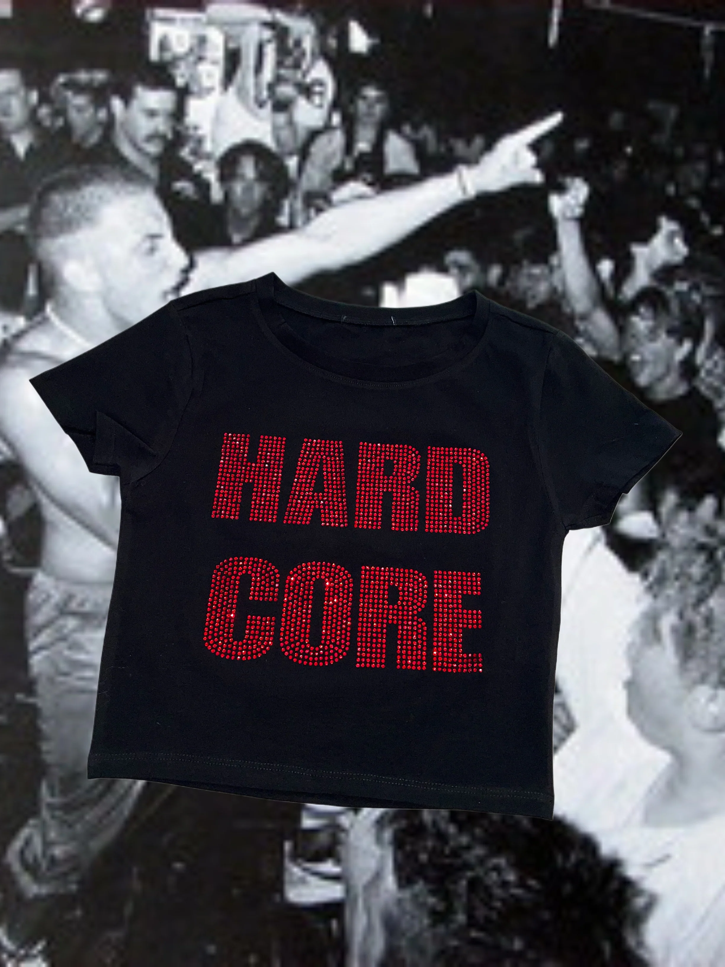 HardCore rhinestone crop top - Image 4