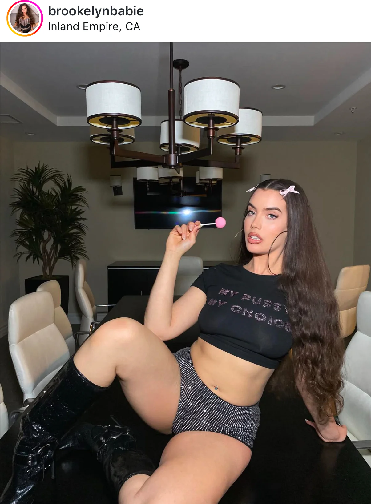 My Pxssy, My Choice crop top - Image 3