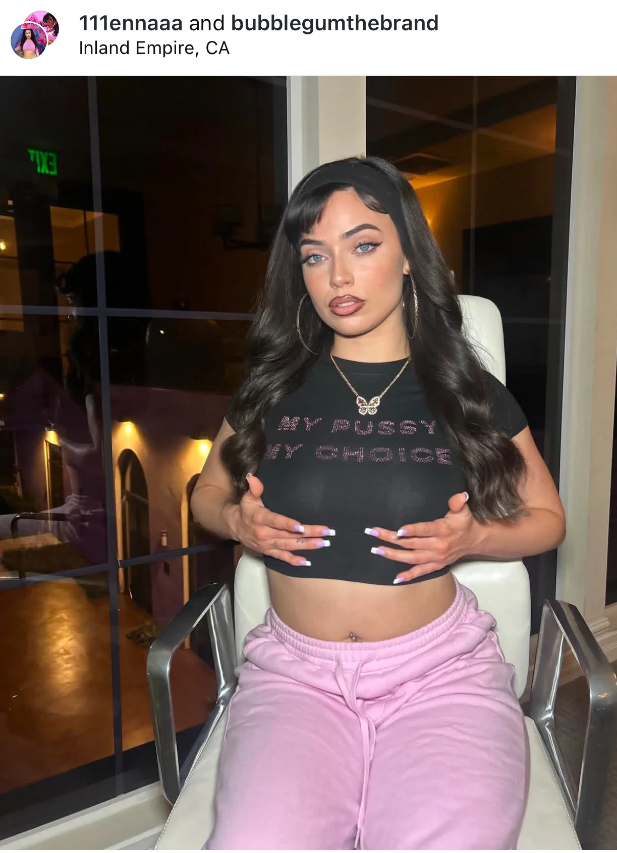 My Pxssy, My Choice crop top - Image 5
