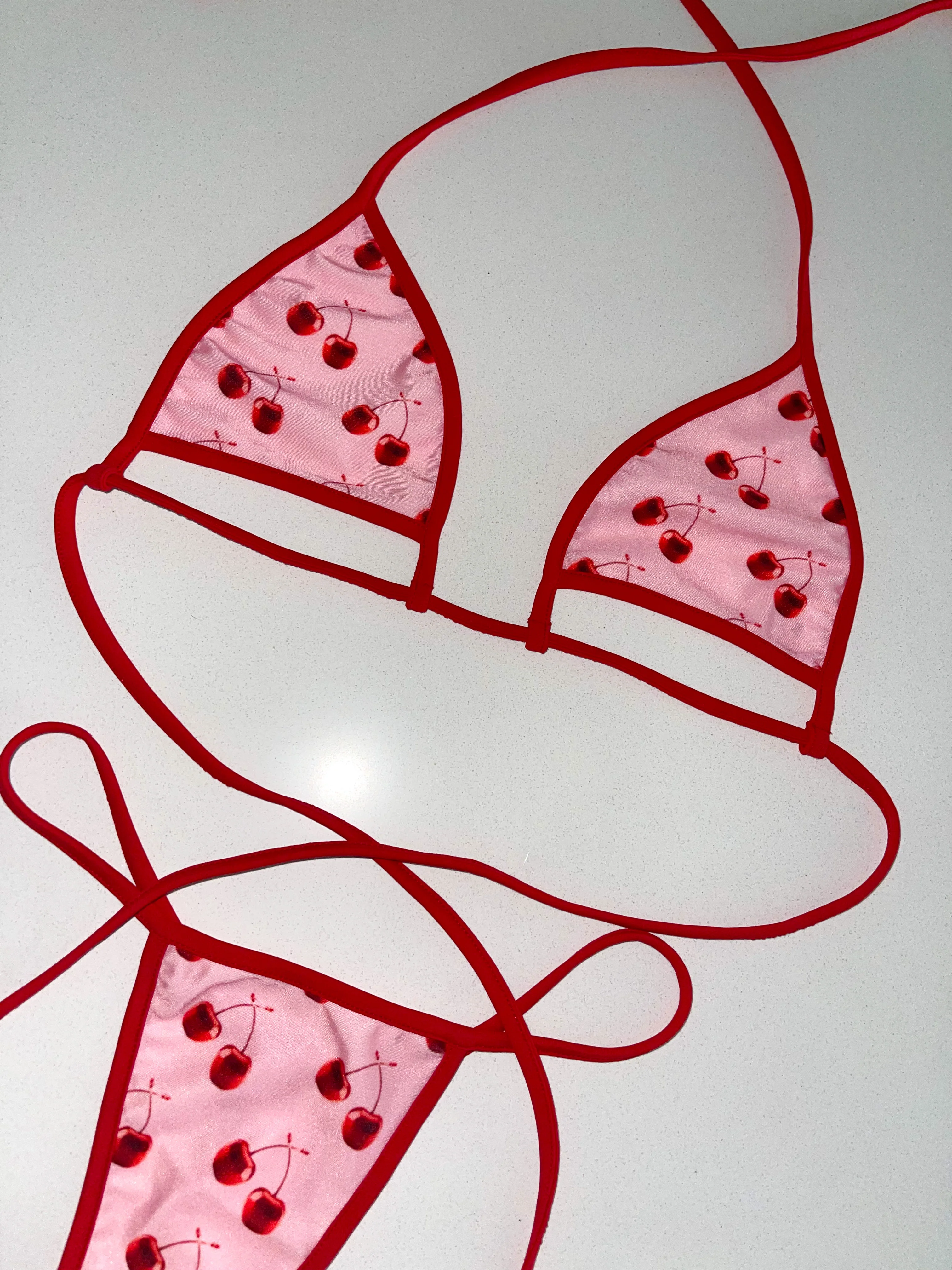 Pink cherry bikini - Image 3