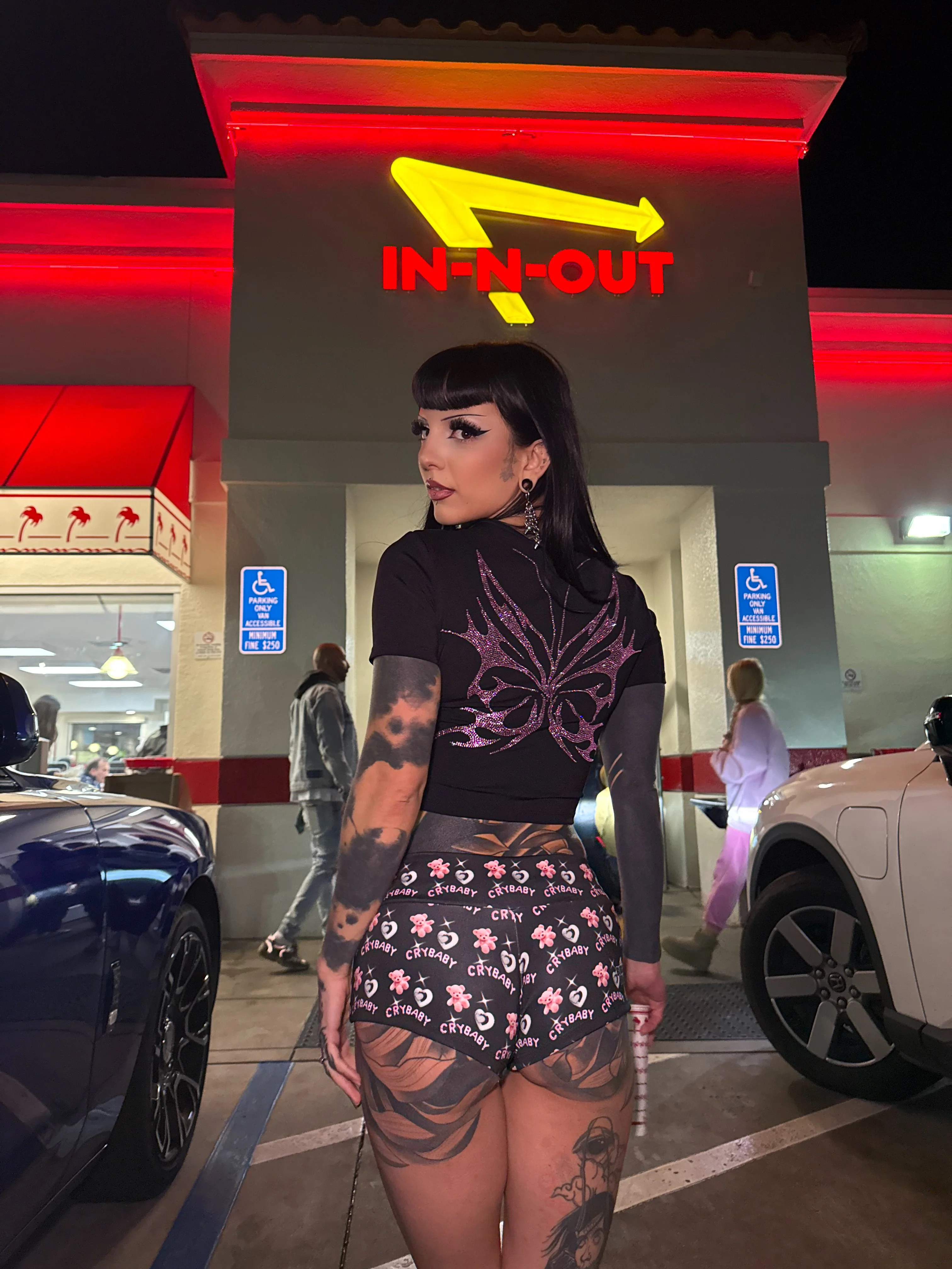 Crybaby micro shorts hotpants streetwear - Image 4