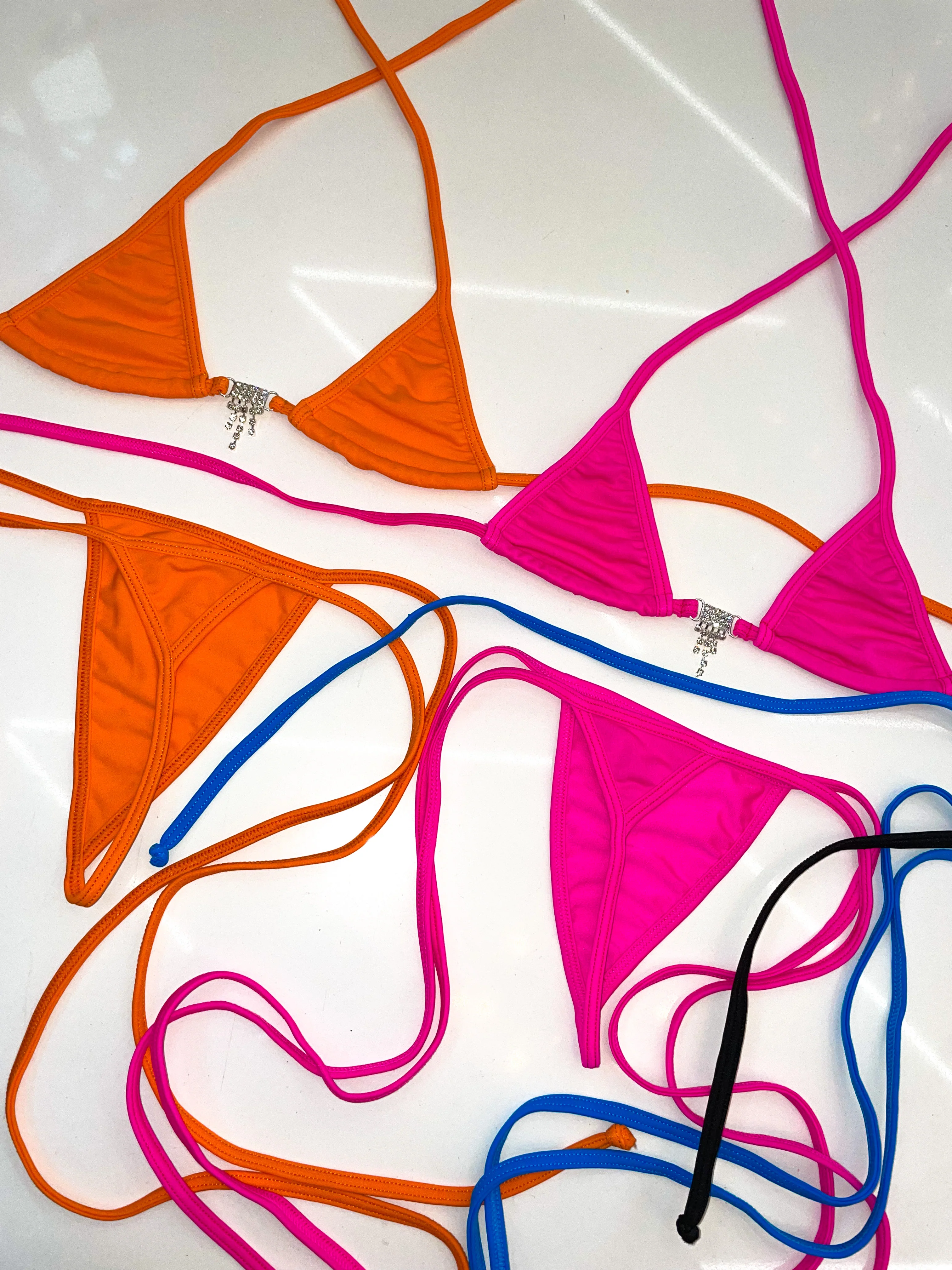 Plain color sparkle microkini - Image 18