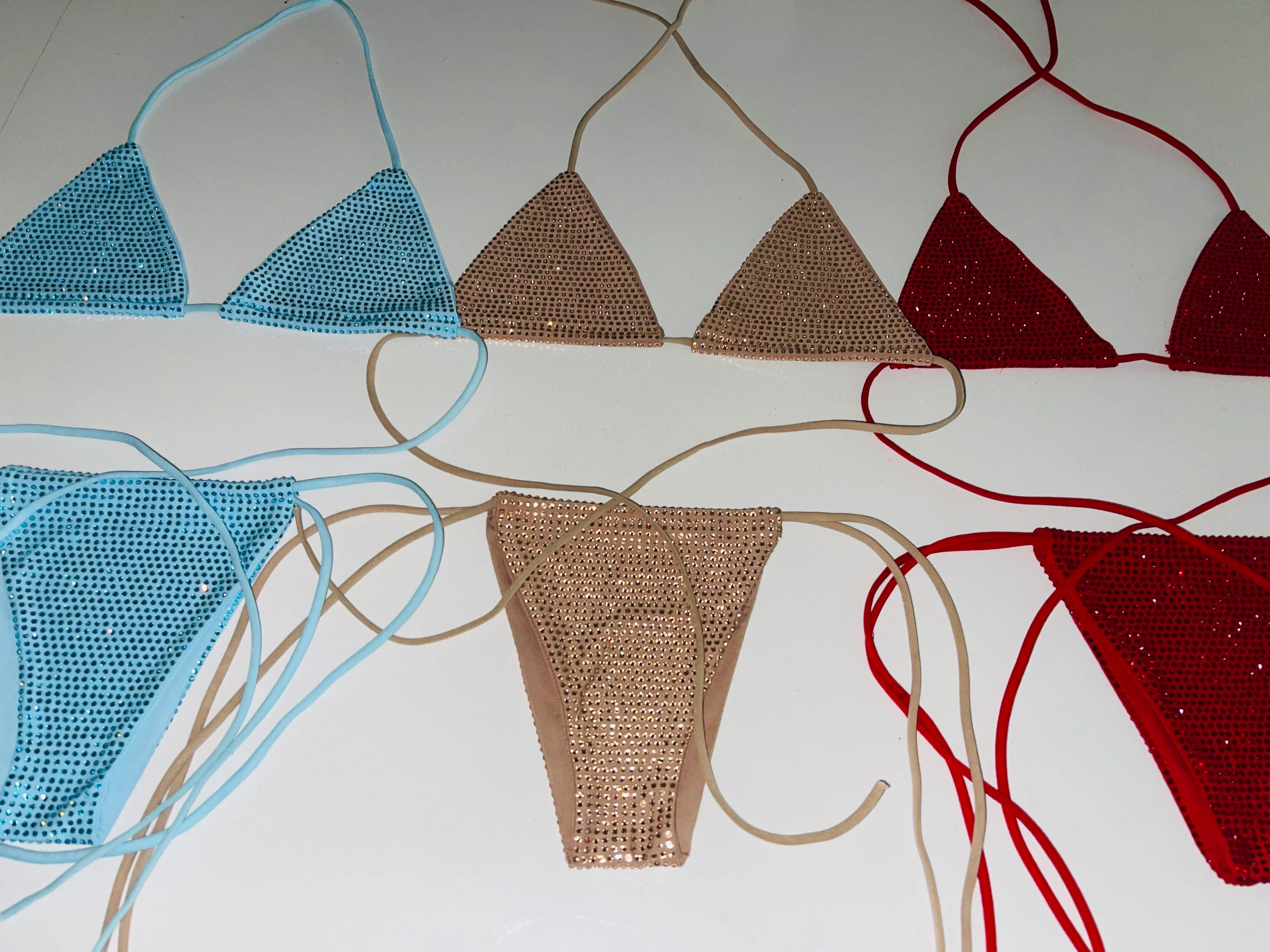 Razzle Dazzle iced out rhinestone bikini - Image 11
