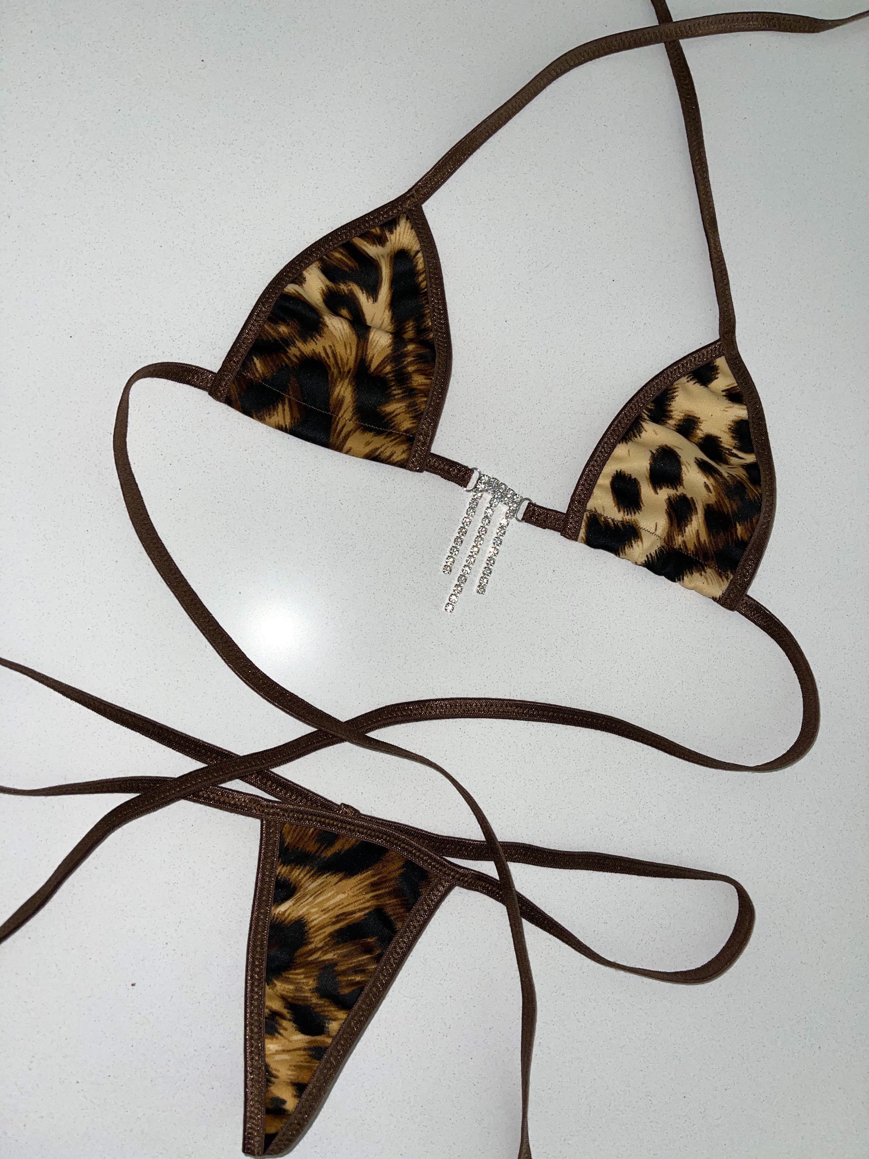 cheetah sparkle microkini - Image 4