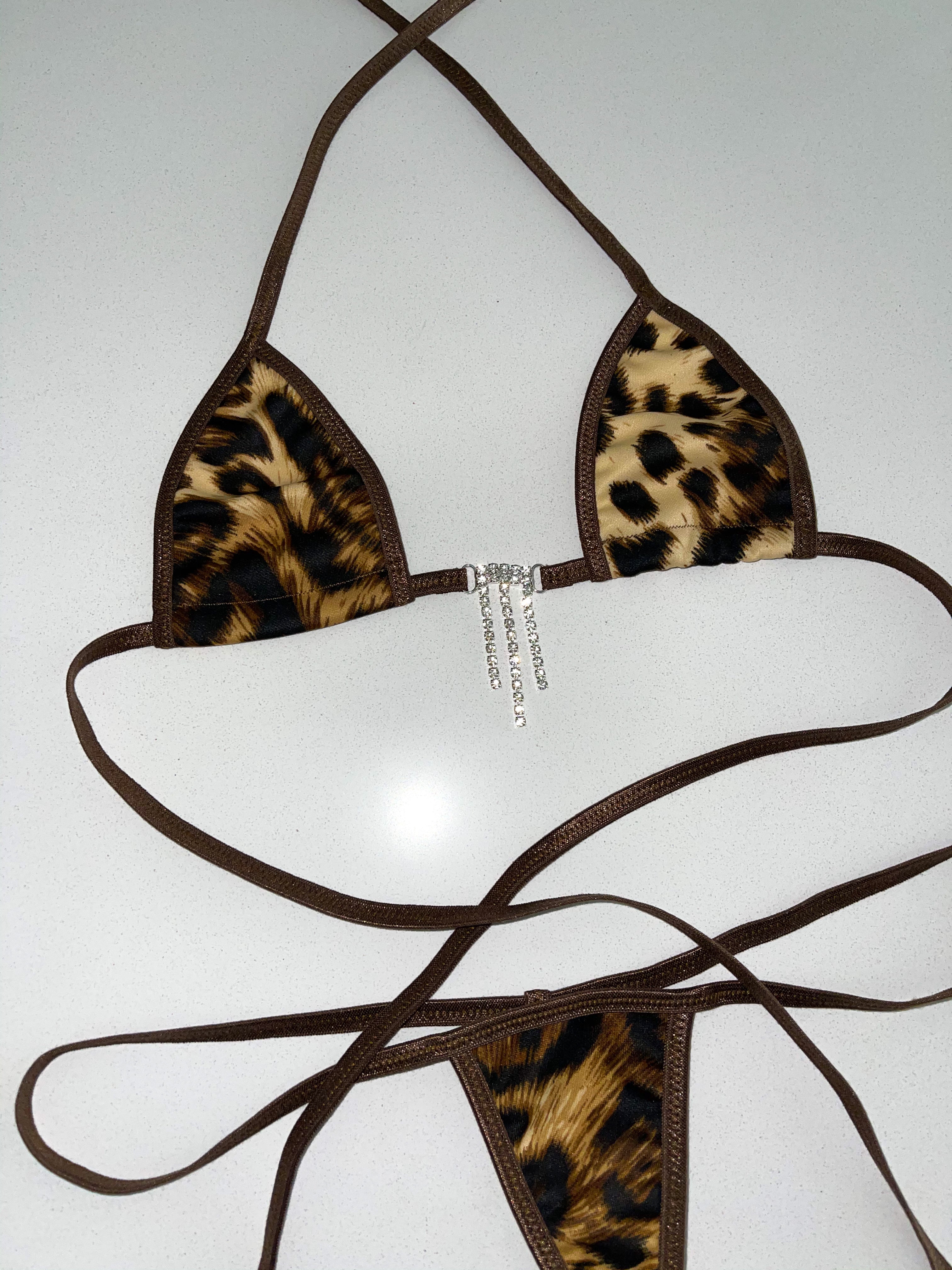 cheetah sparkle microkini - Image 6
