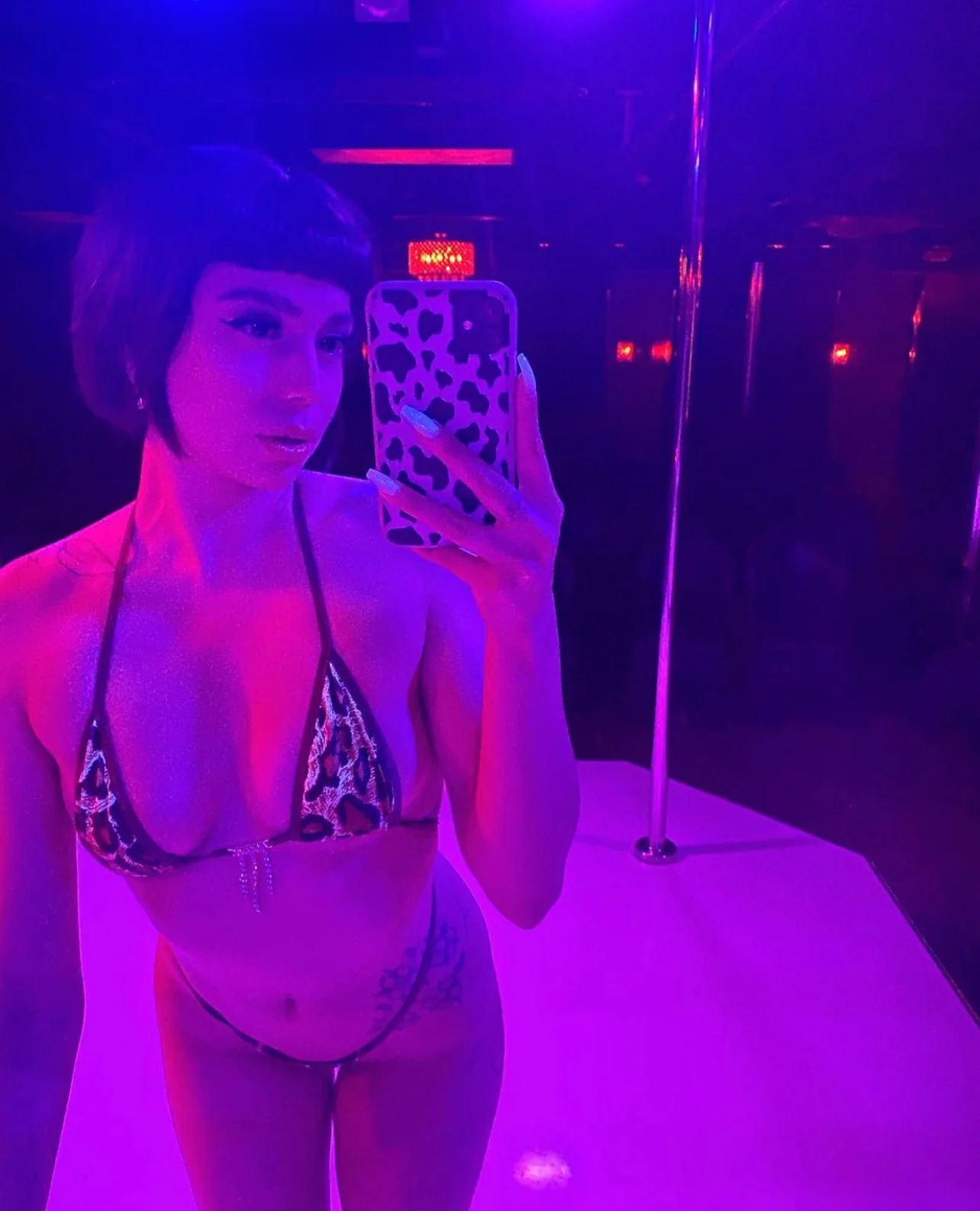 cheetah sparkle microkini - Image 7