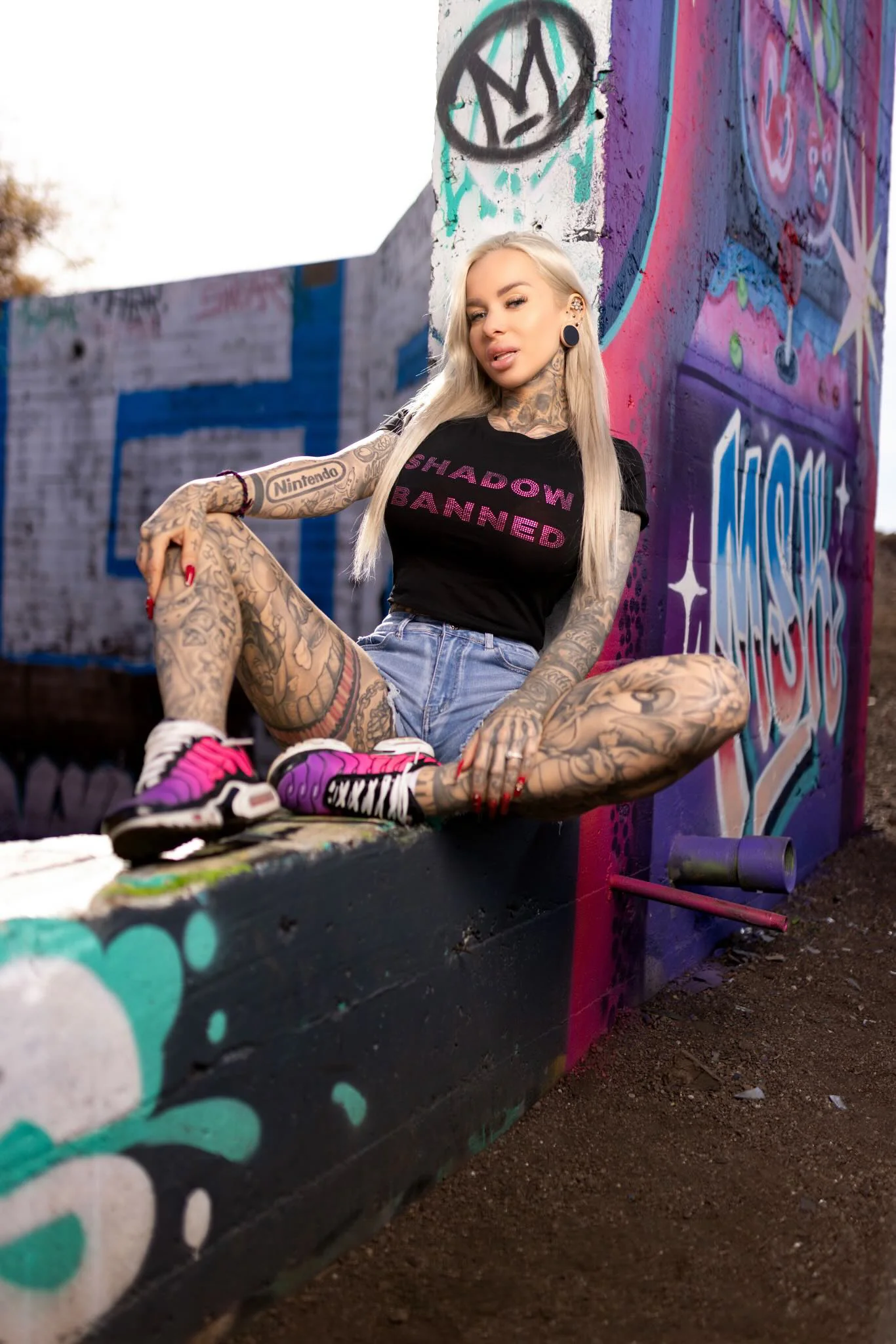 Shadowbanned rhinestone crop top - Image 10