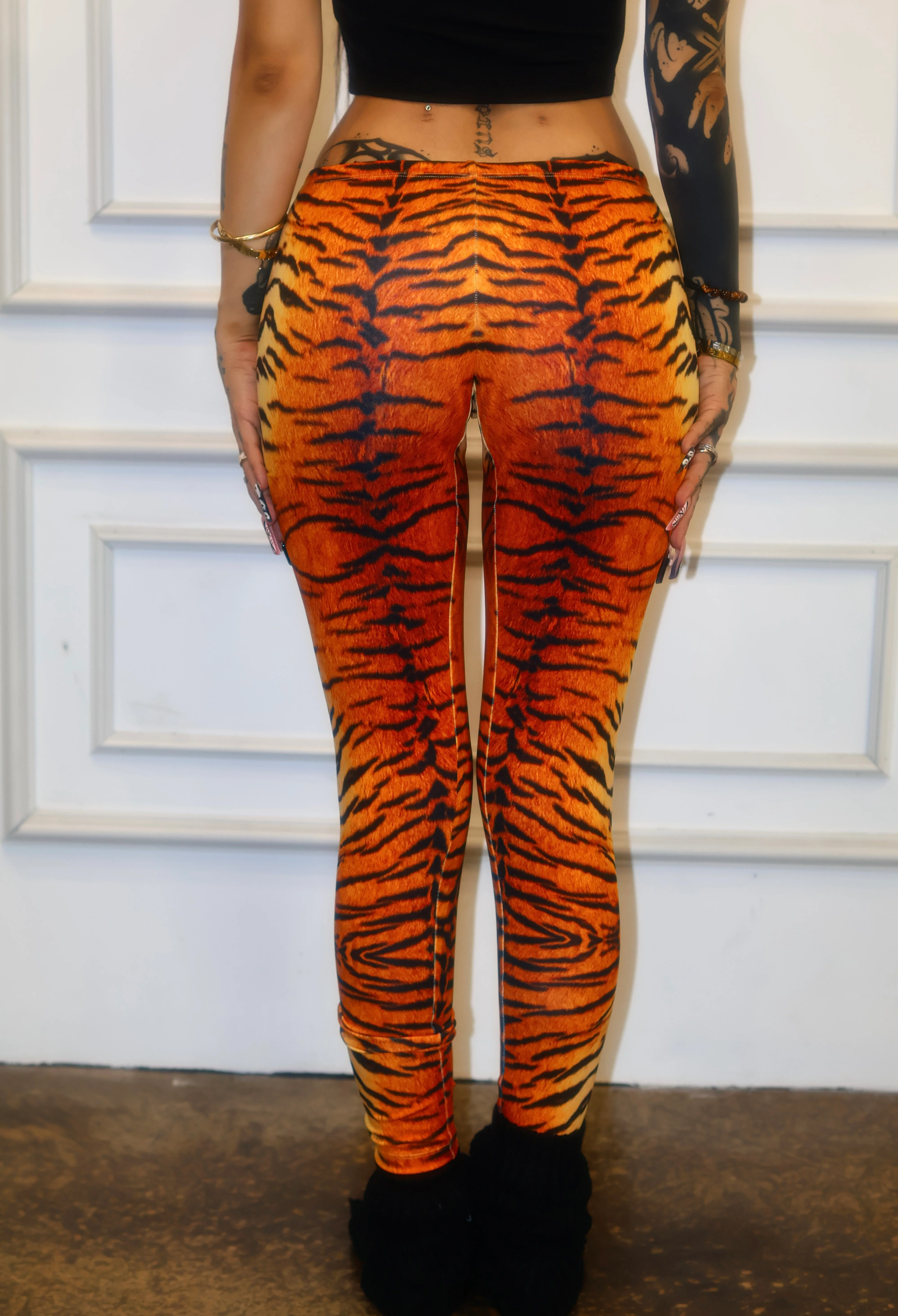Tiger low rise yoga leggings - Image 8