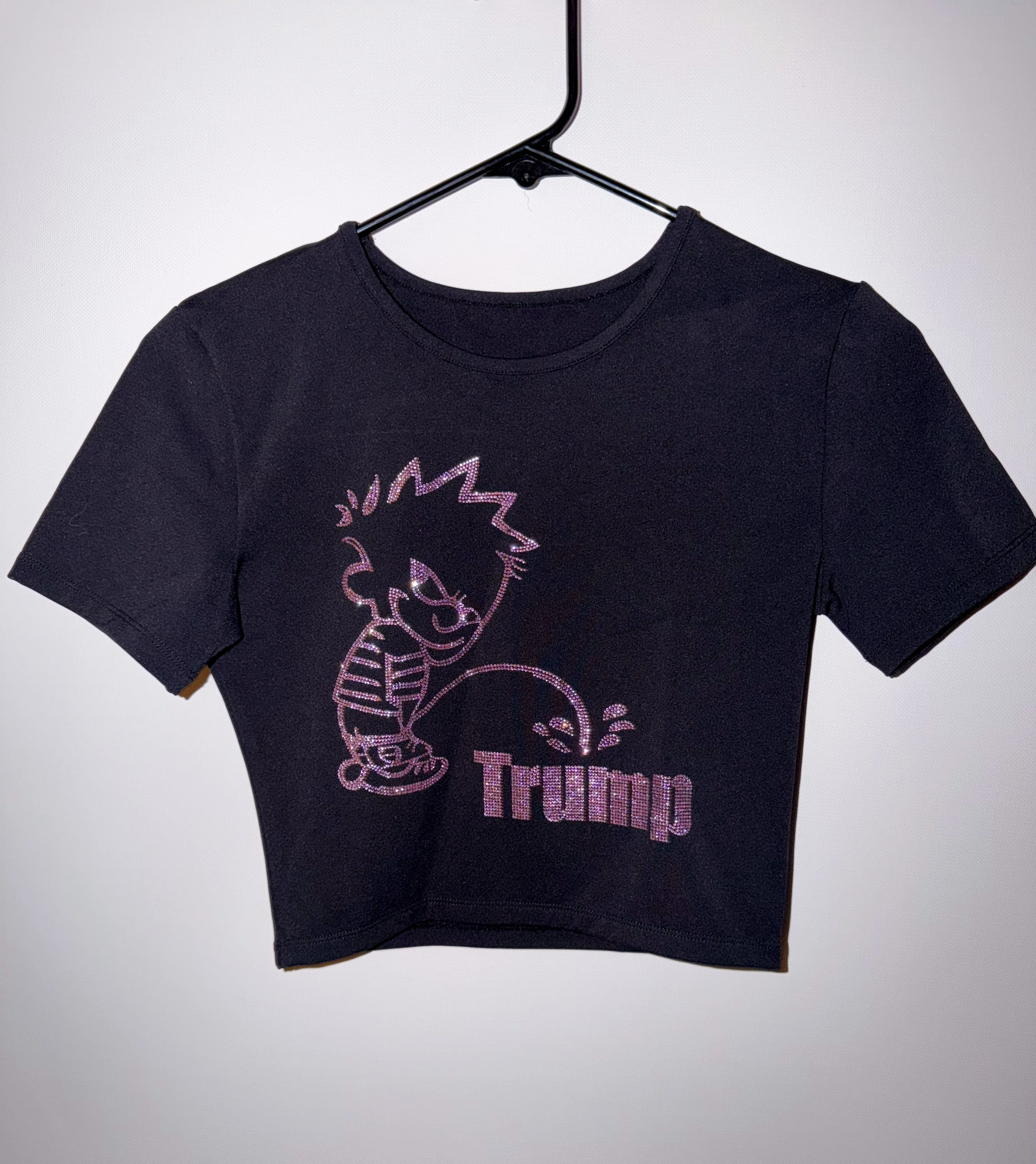Trump rhinestone crop top - Image 3