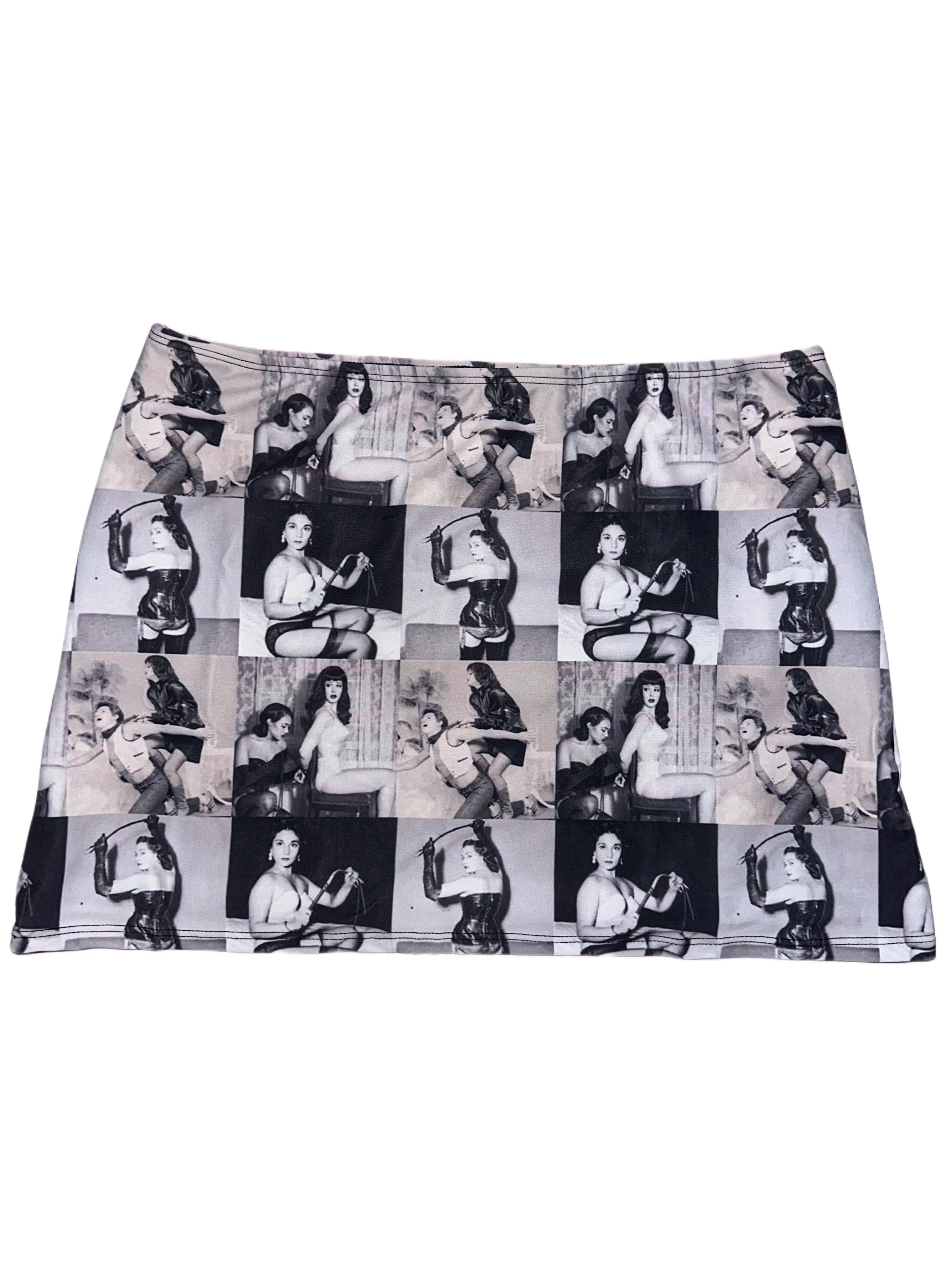 Vintage dominatrix streetwear miniskirt